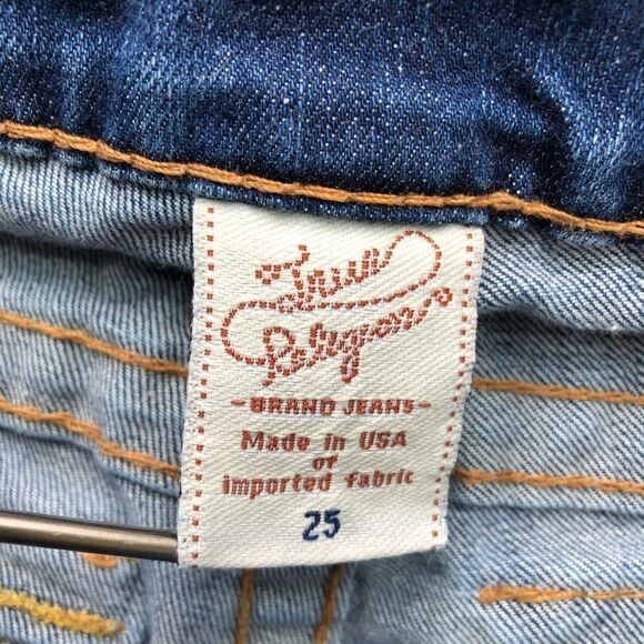 True Religion Flap Pocket Cropped Denim Jeans - Women’s 25 - Picture 8 of 10